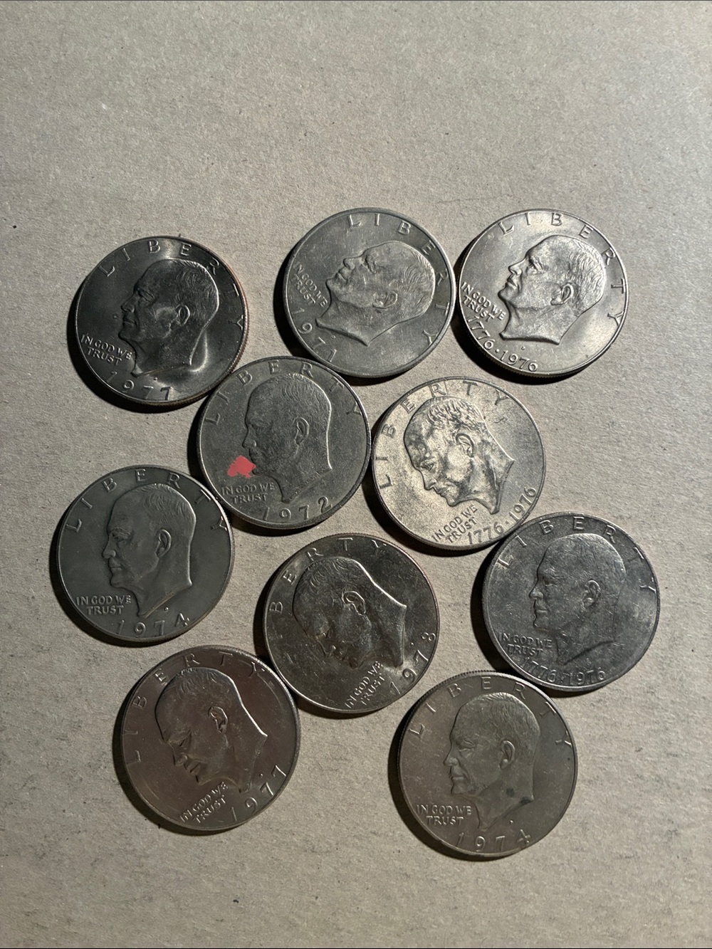 10 Eisenhower $1 lot - Picture 3 of 4